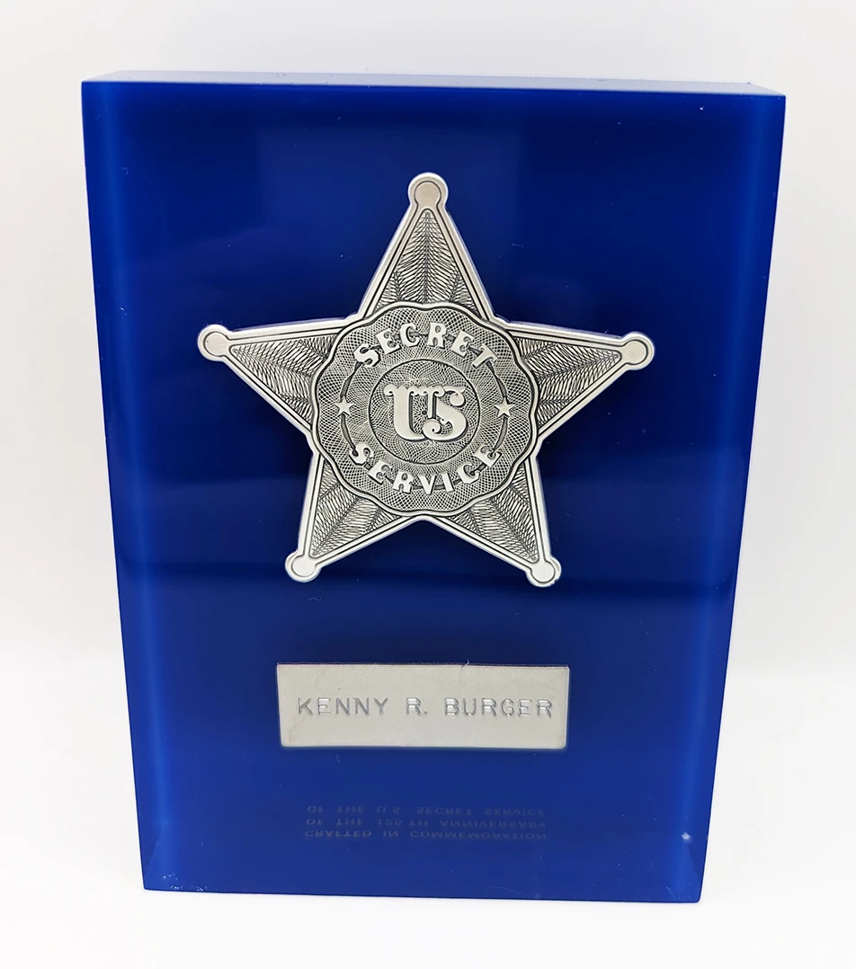 Wonderful United State Secret Service Officer Issued #'d 999