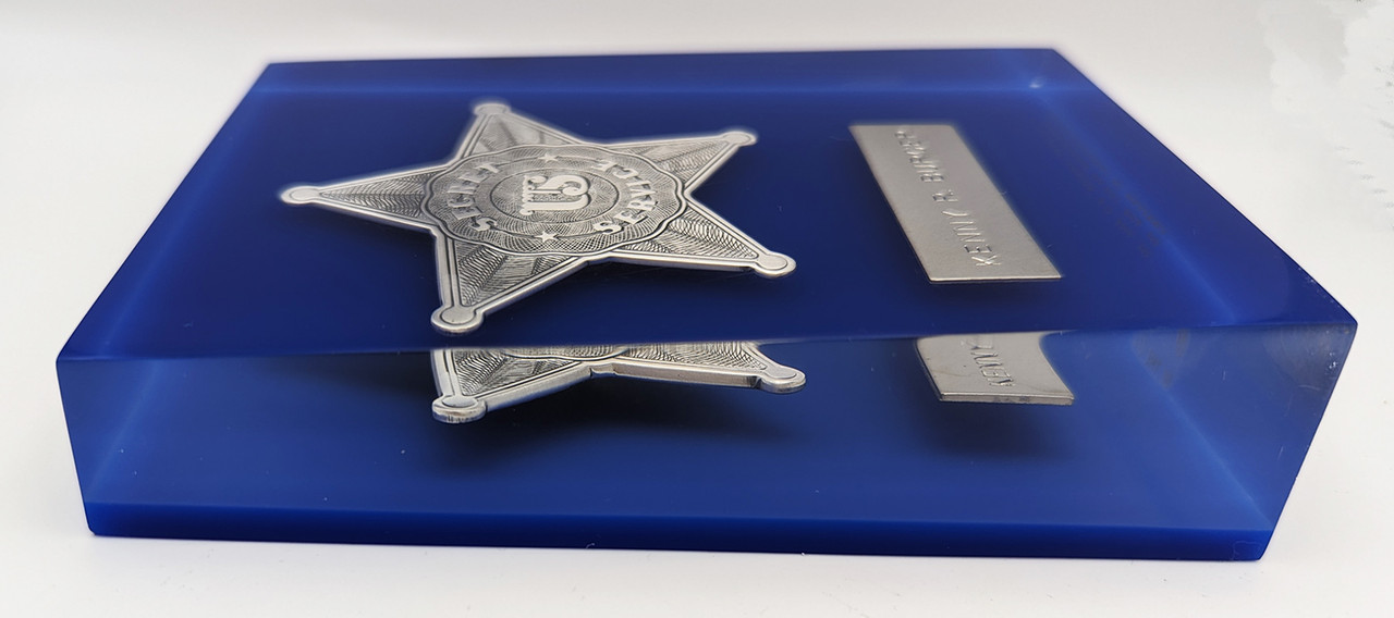 Wonderful United State Secret Service Officer Issued #'d 999