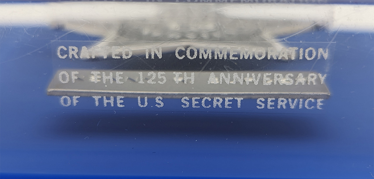 Wonderful United State Secret Service Officer Issued #'d 999