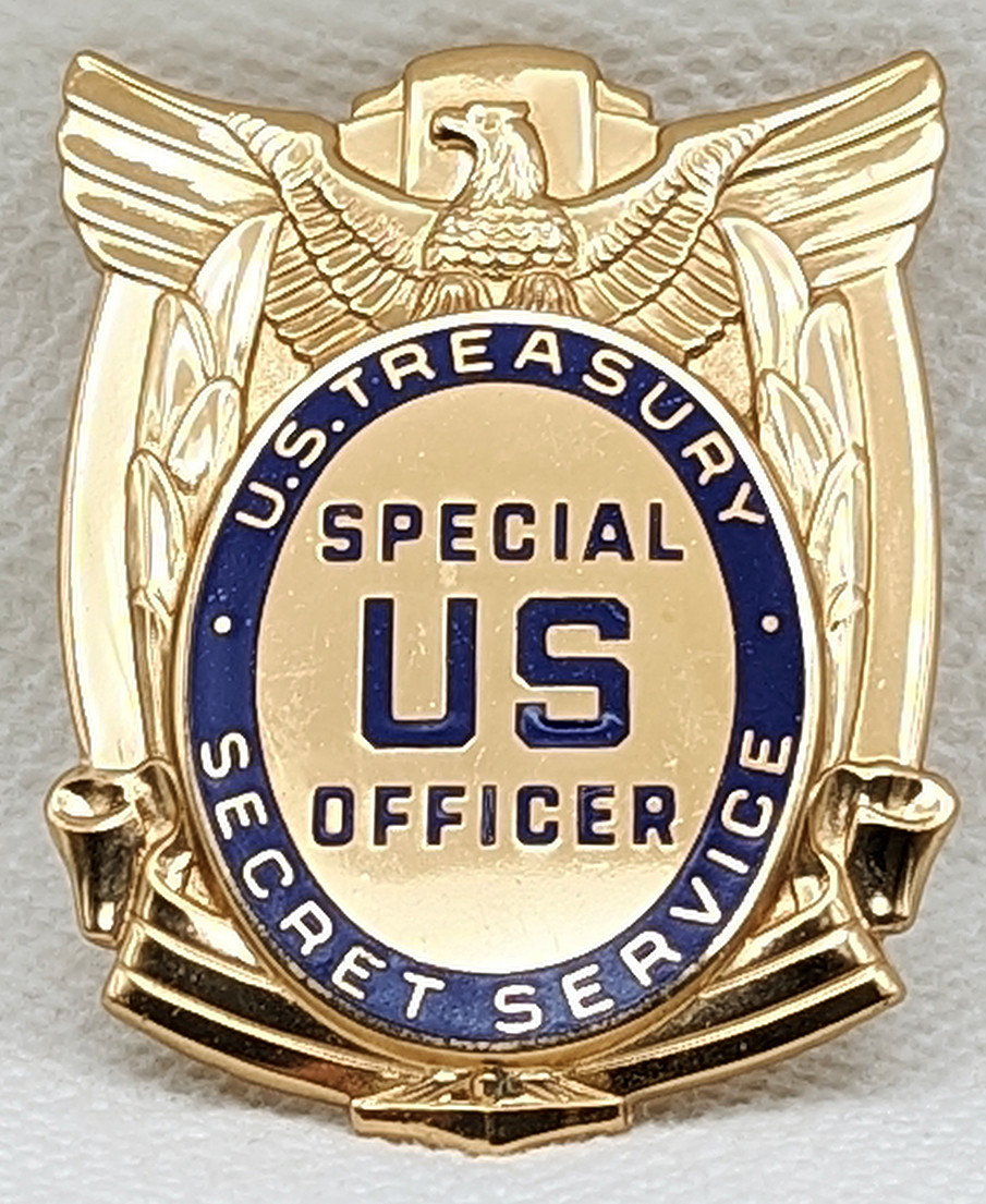 Badge De Casquette Uni-Met Services De Sécurité – Années 80, Vintage, émail