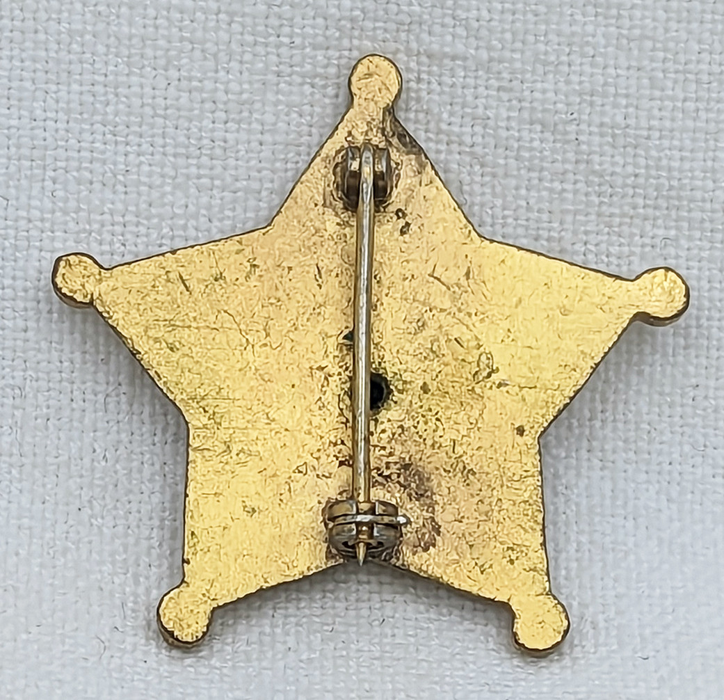 Nice Old 1930s-40s Tarrant Co TX Small Size Deputy Sheriff badge