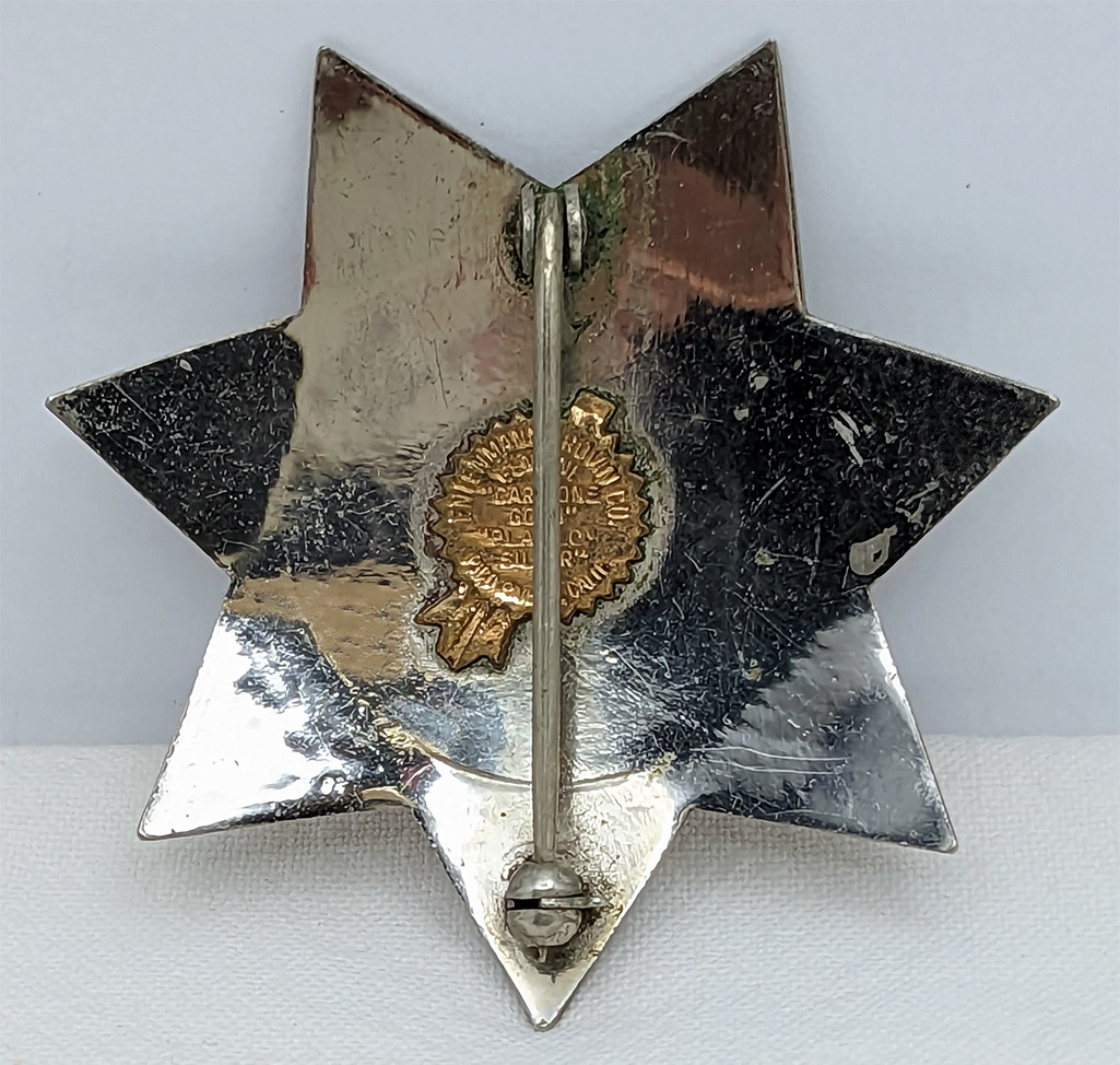Great ca 1970 Full Sheriff Badge of Sheridan Co Wyoming by