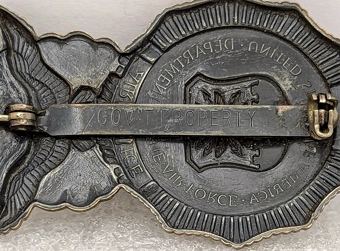 Rare Early 1960s USAF AIR POLICE Badge #J9668