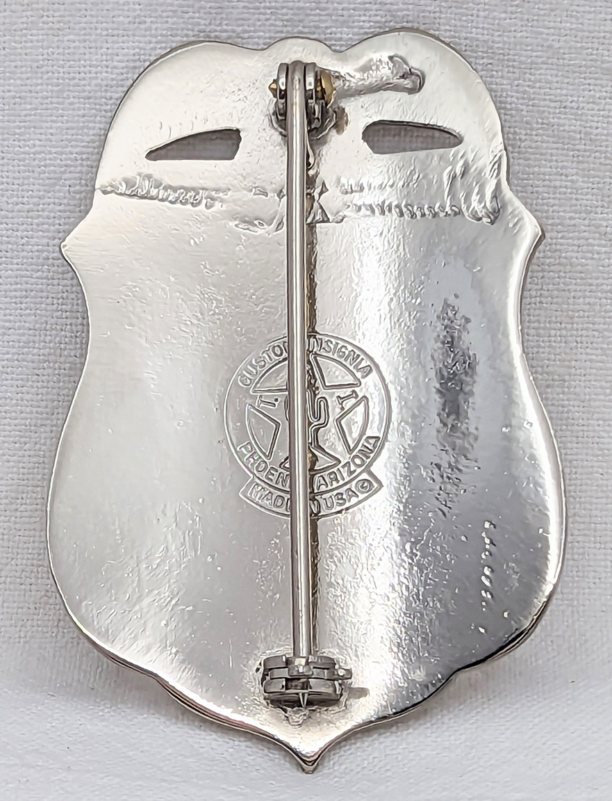 Mid 1990s Glendale AZ Police Officer Centennial Badge #999 by TCI