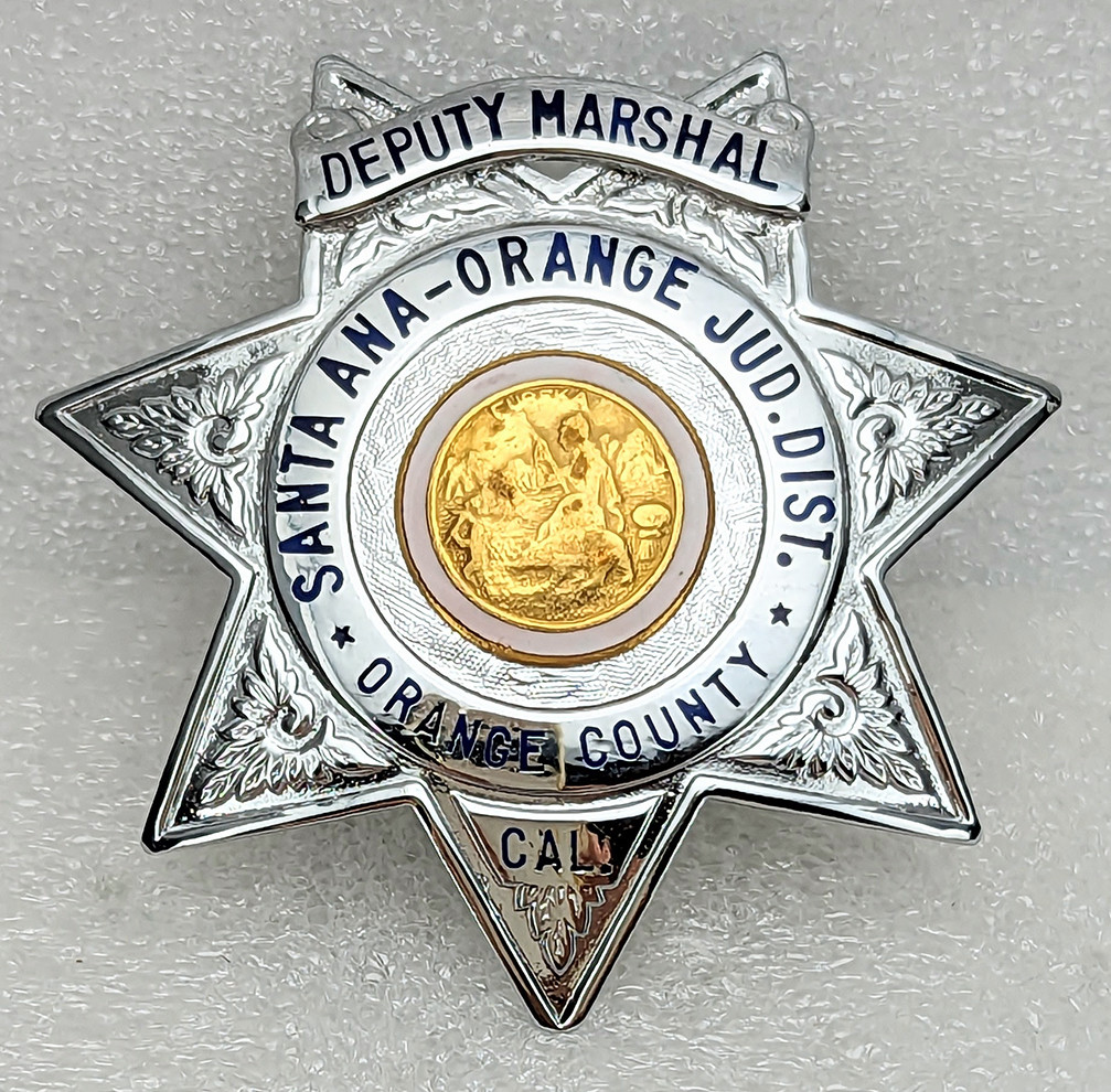 1940s - 1950s Santa Ana - Orange Jud. Dist. Orange Co CA Deputy