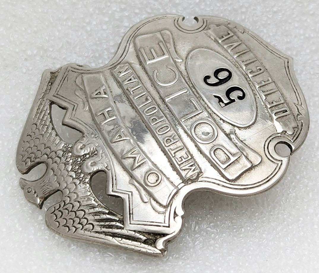 Great ca 1910s - 1920s Omaha Nebraska Metropolitan Police