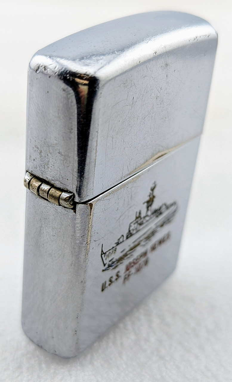 1990 Factory Engraved USN Zippo for the USS Joseph Hewes FF-1078