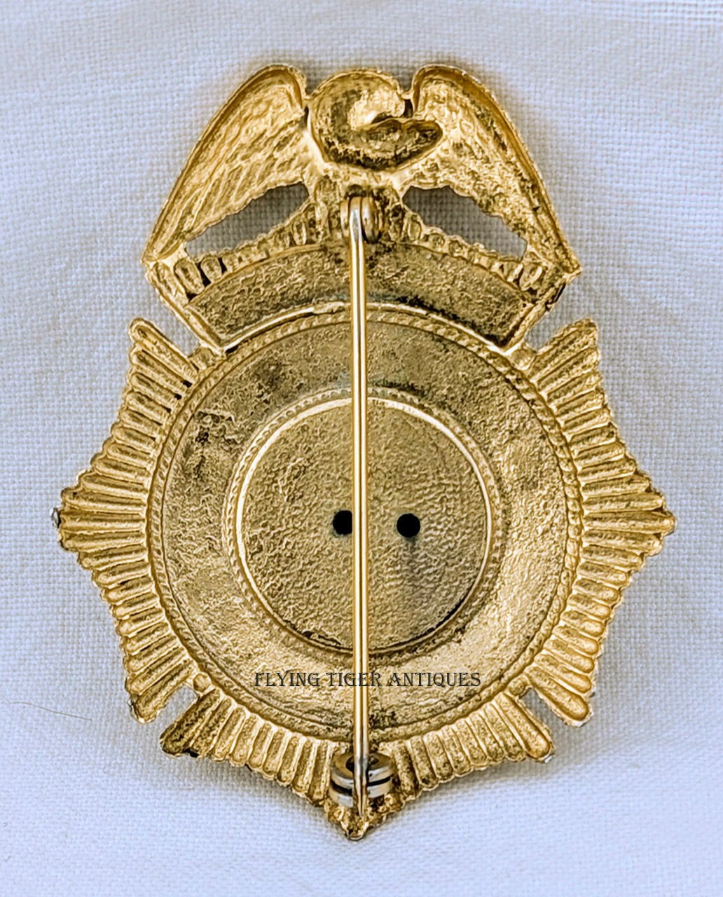 Large 1950s EL Paso Texas Police Sergeant Badge
