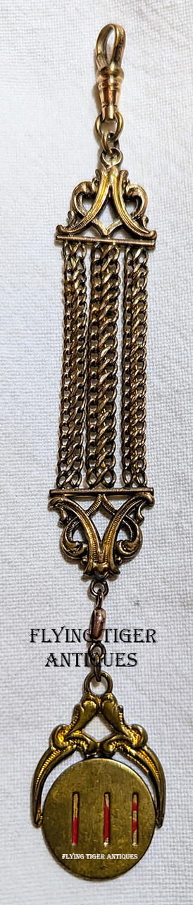 アクセサリー kkk Rare Early 1920s KKK Ku Klux Klan Member Secret Spinner Watch Fob