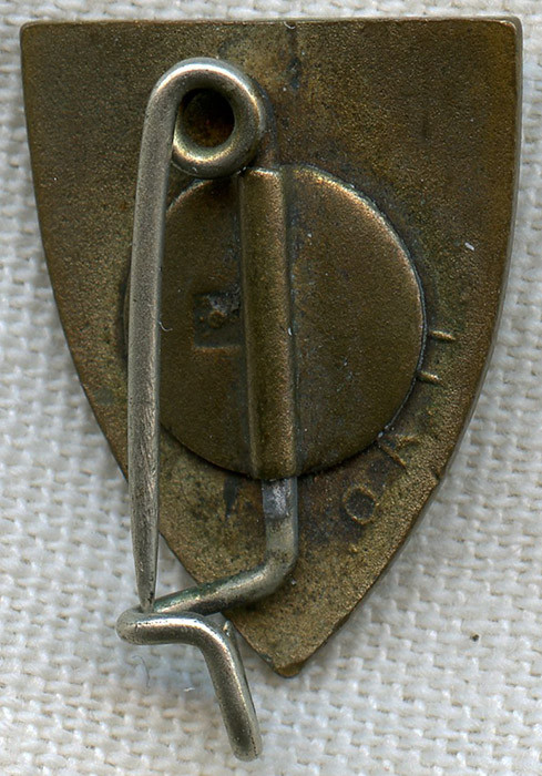 Rare, French-Made Vichy France Supporters Lapel Pin from WWII