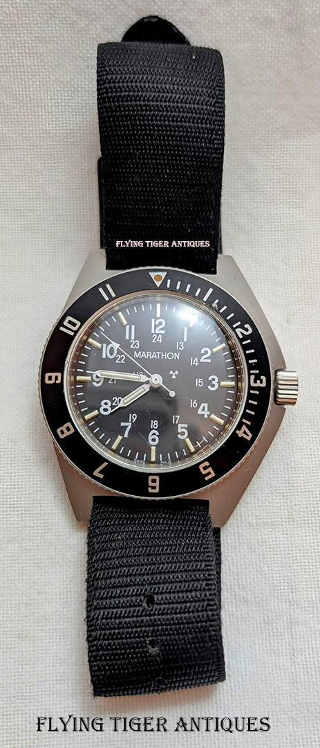 Desert Storm 1991 USAF/ US Gov't Marathon Navigator Wrist Watch by