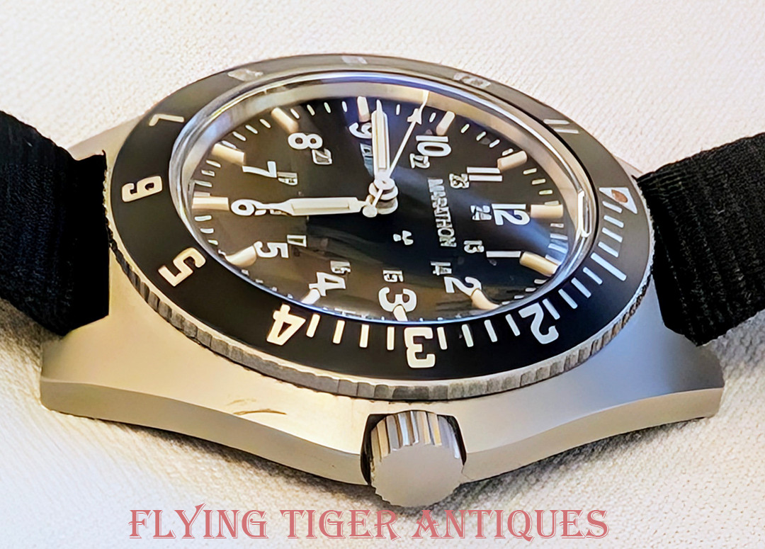 Desert Storm 1991 USAF/ US Gov't Marathon Navigator Wrist Watch by