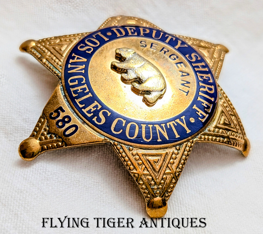 Los Angeles County Deputy Sheriff バッジ Great Duty Worn 2000s - 2010s Los Angeles Co CA Deputy Sheriff