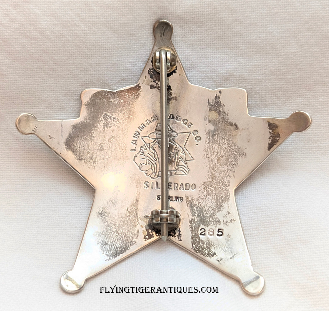 Beautiful mid-1990s Sterling Silver ISSUE Tombstone Arizona Deputy