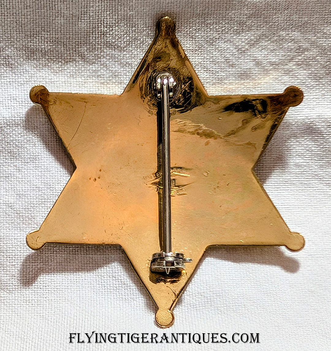 Great 2001 Riverside Co CA Deputy Sheriff Badge Lucky # 13 by