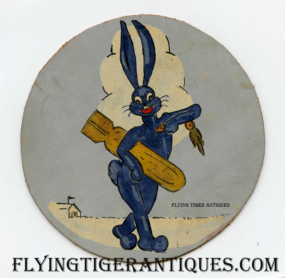 Iconic 324th BS 91st BG 8th AF Bugs Bunny Patch & Group from Pilot