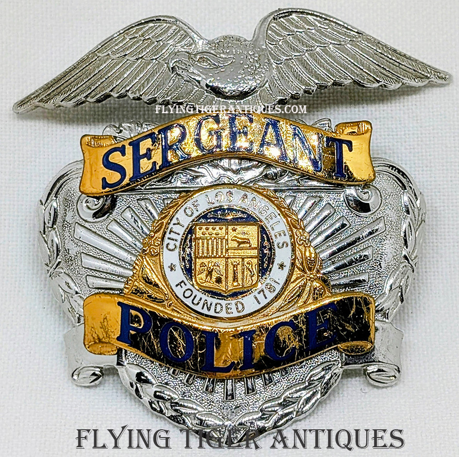 Great 1979 Los Angeles Police Department retired Sergeant Grouping