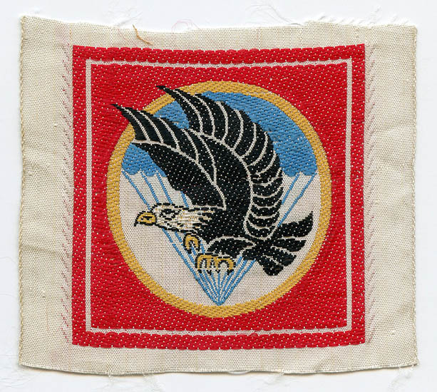 Viet Nam War 1960's ARVN Airborne Divisions Shoulder Patch in Bevo