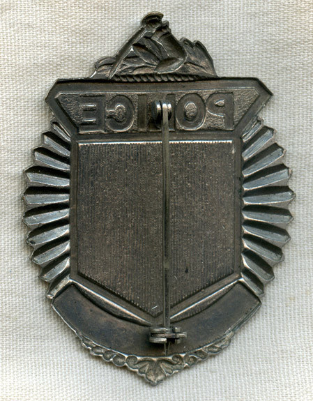 Circa 1950 Londonderry, New Hampshire Police Badge in Clamshell