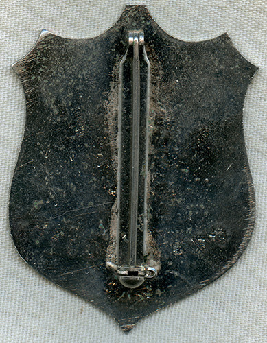 Cool Vintage 1960's Portsmouth, NH Special Police Badge, Blue