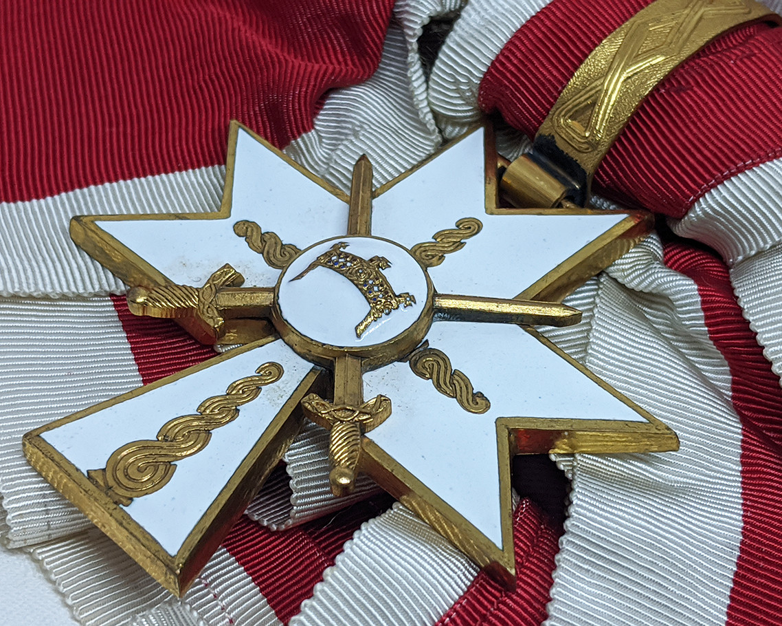 ニ*ク様 BLACKSIGN Armed Forces of the Crown RARE WWII Croatian Grand Cross Set of the Order of King Zvonimir w