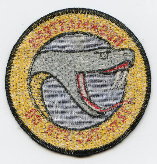 ROCAF 7TH TACTICAL fighter group パッチ 1970's USAF 78th Tactical Fighter Squadron aka 'Bushmasters' Patch