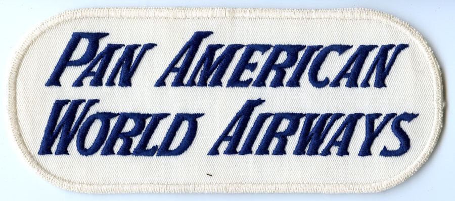 Pan Am Back Great 1940's Pan Am Uniform Back Patch - Flying Tiger Antiques Online Store