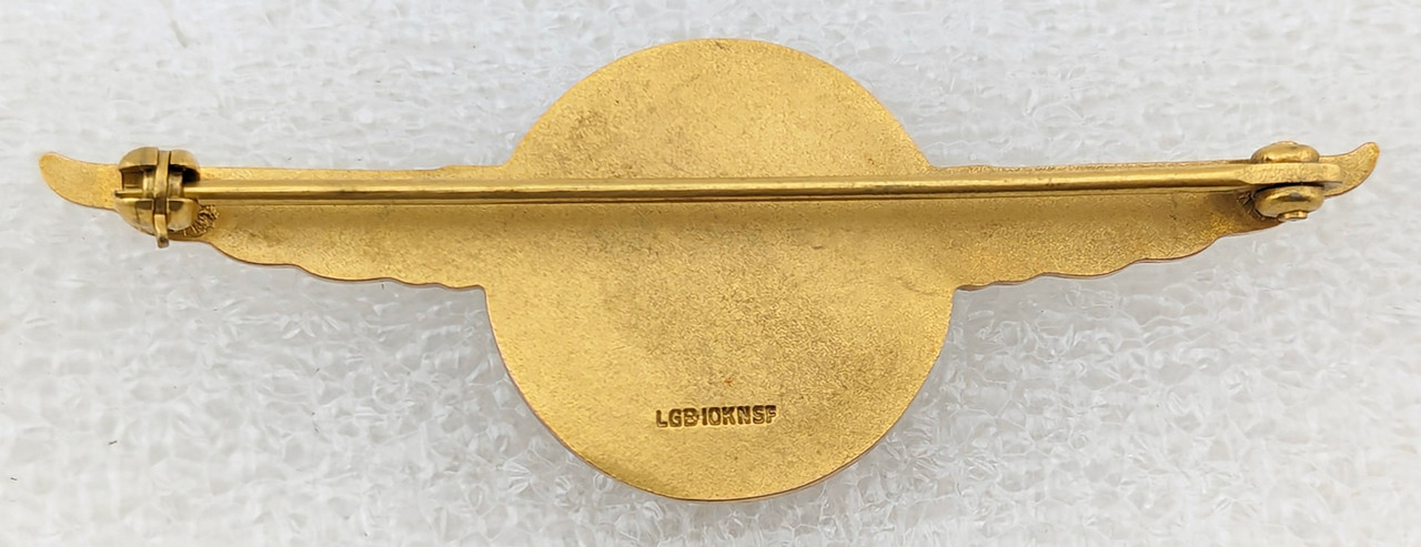 1960s Gold-Filled Pan Am Pilot Wing by Balfour - Flying Tiger