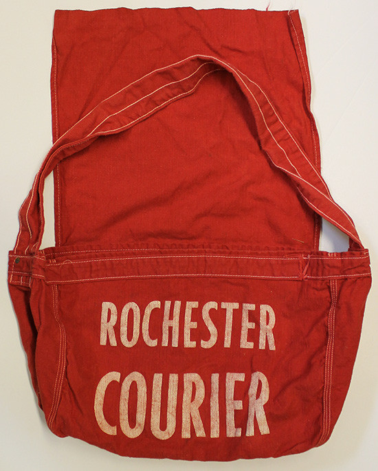Great Vintage 1940's - 1950's Newsboy Newspaper Bag from the