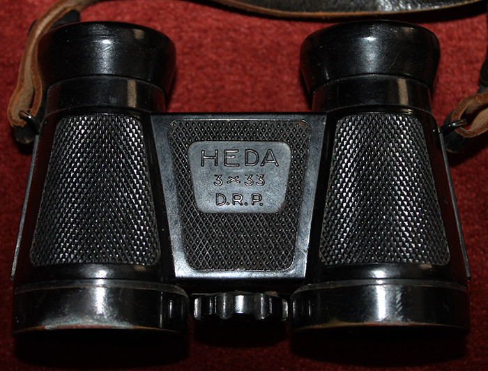 Great Compact 1930's - WWII German Binoculars by Emil Busch 3 x 33