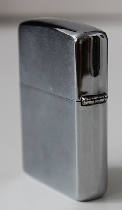 1963 Zippo Lighter with Factory Applied Logo Plaque of the