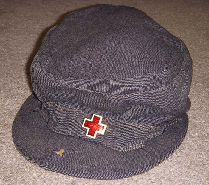 Very Rare WWII American Red Cross Clubmobile Uniform and Cap of