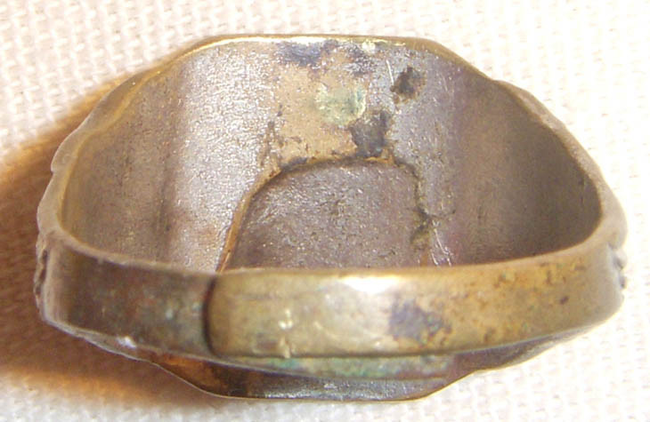 Circa 1935 USMC Devil Dogs WWI Aviation Movie Premium Ring from
