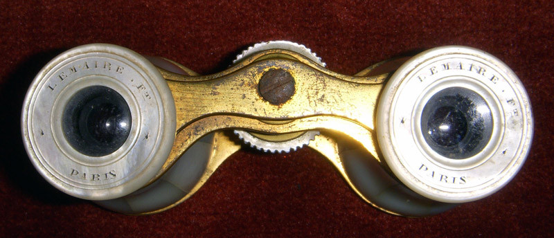 Circa 1890's Opera Glasses in Mother of Pearl with Lemaire of