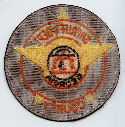 Circa 1980s Generic Georgia County Sheriff Department Patch