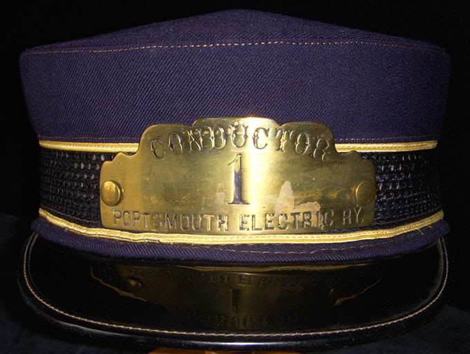 帽子 washboard tomoFREEWHEELERS/UNIION Ca 1900 Portsmouth NH Electric Railway Conductor Hat, Badge, Keys