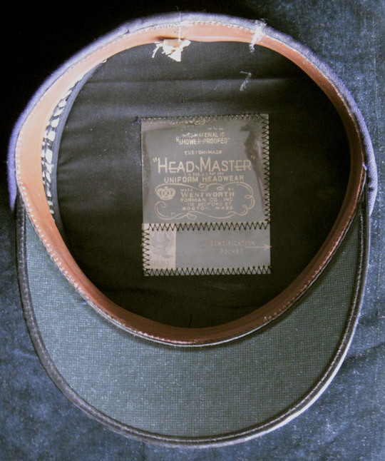 Ca 1900 Portsmouth NH Electric Railway Conductor Hat, Badge, Keys
