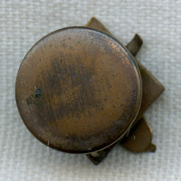 Rare 1900s-10s 1st Coast Artillery Regiment Battery A, Massachusetts National Guard Lapel Pin