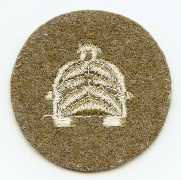 Scarce 1st Style WWI US Army Armored PFC Sleeve Rank Insignia