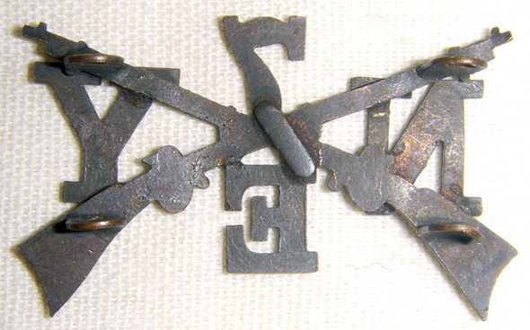 7th New York Infantry Regiment Co. E Collar Insignia