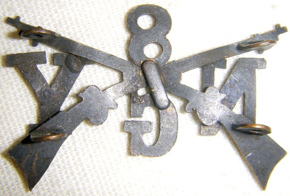 8th New York Infantry Regiment Co. G Collar Insignia