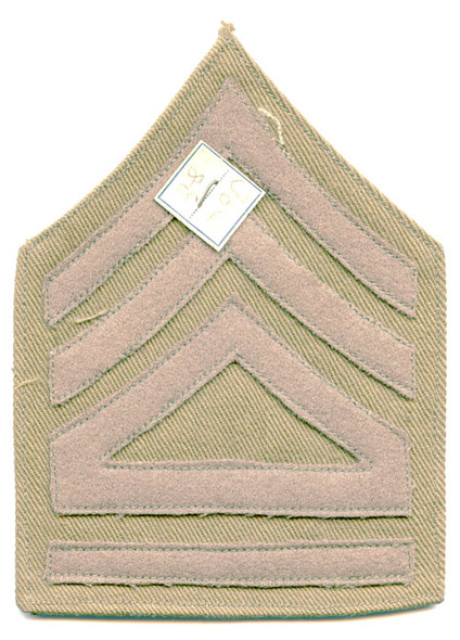 WWI US Army SINGLE Battalion Supply Sergeant Rank Stripes