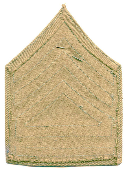 WWI US Army SINGLE Battalion Supply Sergeant Rank Stripes