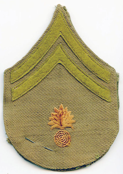 Pair of WWI US Army Rank Stripes for Corporal of Ordnance
