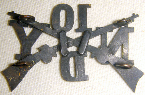 10th New York Infantry Regiment Co. D Collar Insignia