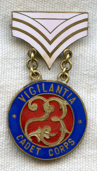 1890s-Early 1900s New York 23rd Regiment National Guard Cadet Corps Pin