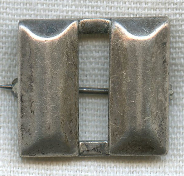 Scarce Sterling WWI US Army Captain Insignia for Overseas Cap