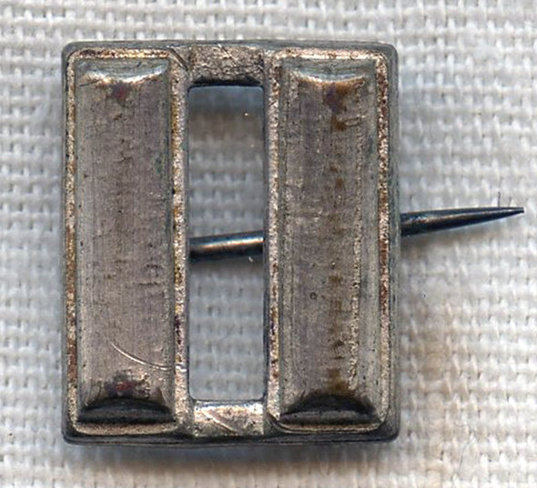 WWI Miniature US Army Captain Bars for Wear on Overseas Cap