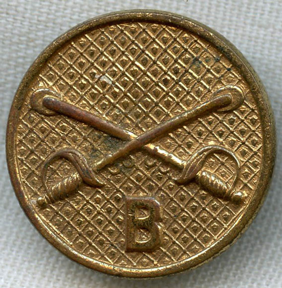 1920's US Army Cavalry Troop B Collar Disc