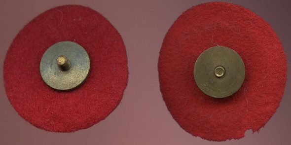 1930s US Army 15th Coast Artillery Battery A Collar Disc Set